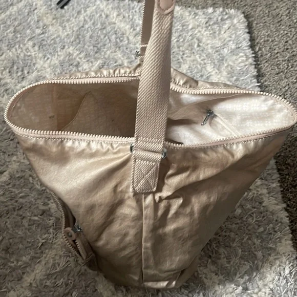 KIPLING Archie Metallic Handbag Crossbody purse Spicy Gold - Picture 10 of 14